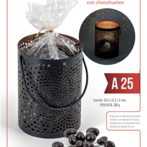 farol mandala con chocohuetes